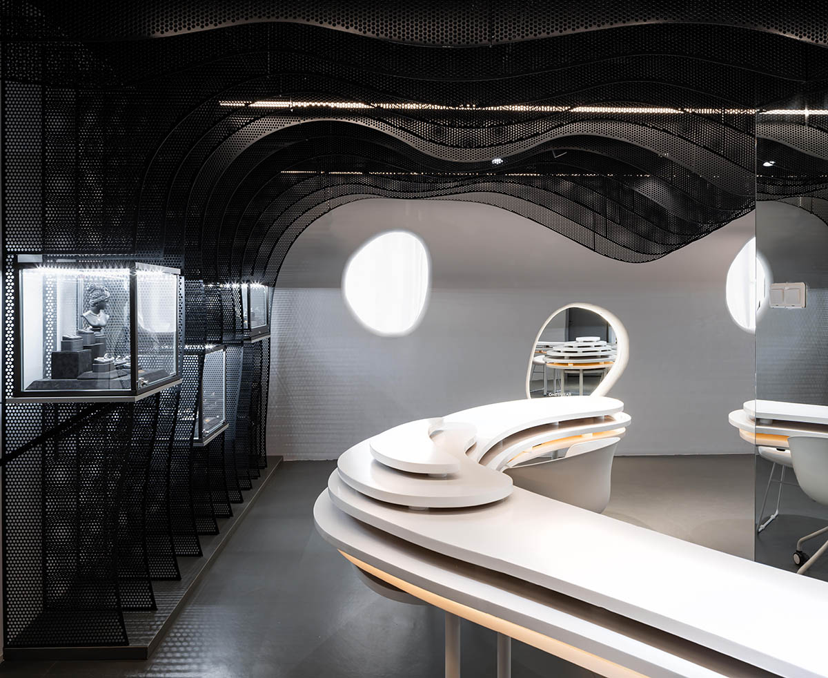 上海梵誓珠寶上生新所店,平介設計,上海珠寶店設計,零售店設計,平介設計作品,上海體驗店設計,項目投稿